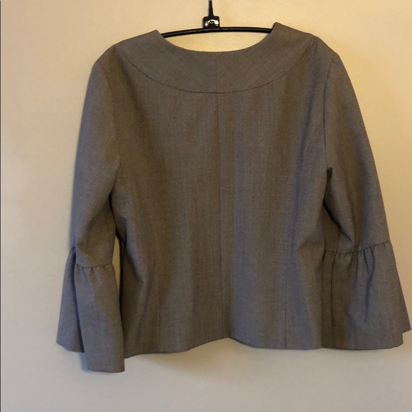 Brown Bell Sleeve Jacket - Picture 3 of 6